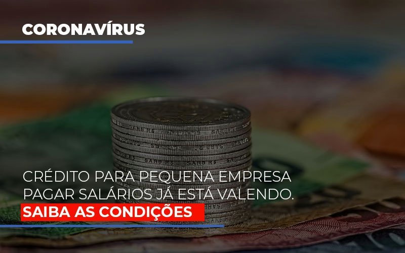 Crédito Para Pequena Empresa Pagar Salários Já Está Valendo; Veja Condições - Plima Contabilidade