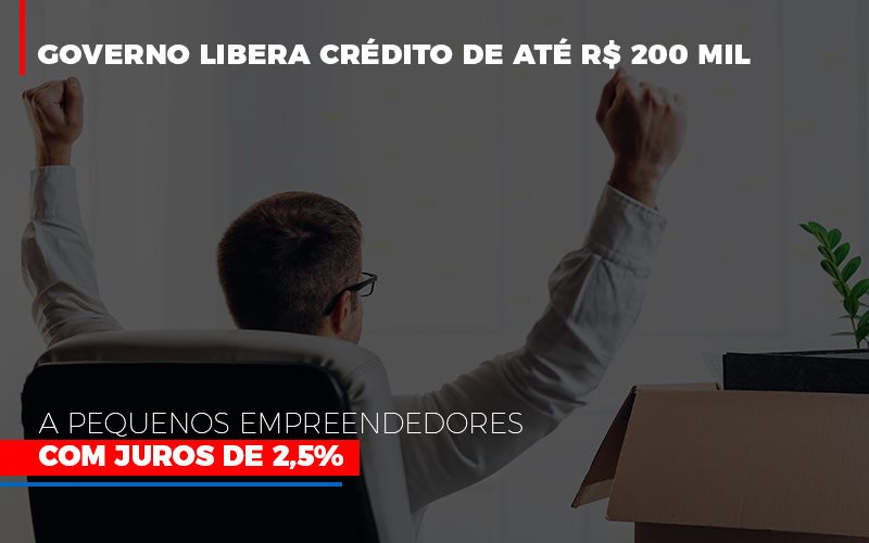 Governo Libera Crédito De Até R$ 200 Mil A Pequenos Empreendedores Com Juros De 2,5% - Plima Contabilidade