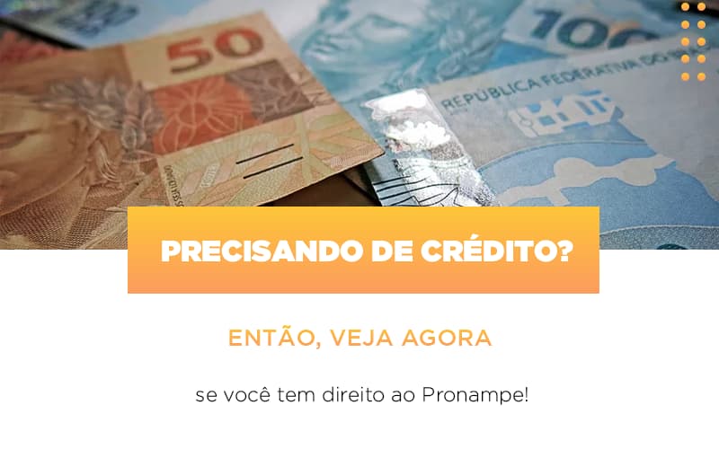 Precisando De Crédito? Então, Veja Se Você Tem Direito Ao Pronampe - Plima Contabilidade